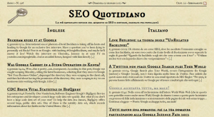 La 256ma edizione di SEO Quotidiano