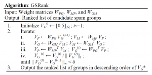 Algoritmo di GSRank