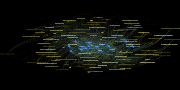 Opzioni per il calcolo dell'Eigenvector Centrality in Gephi
